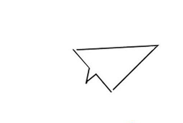 纸飞机怎么画好看又简单