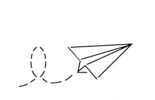 纸飞机怎么画好看又简单