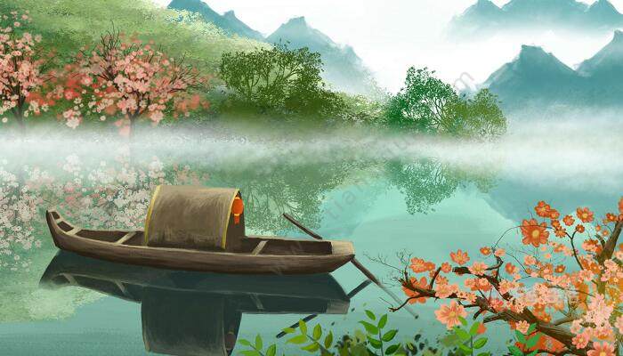 大林寺桃花的诗意
