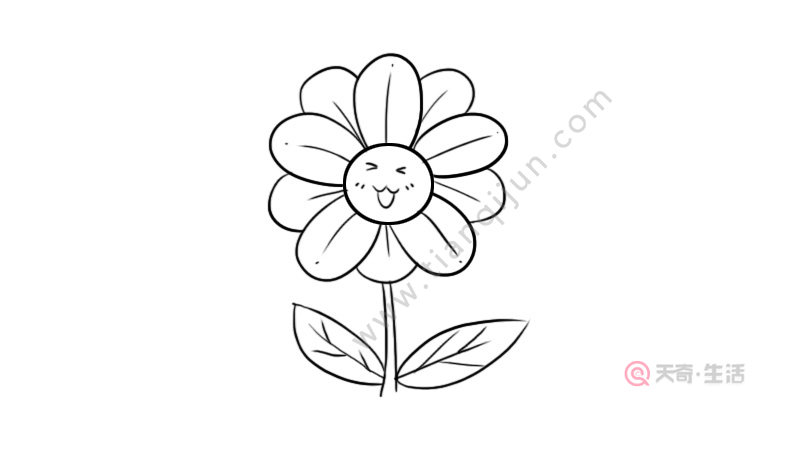 花朵简笔画