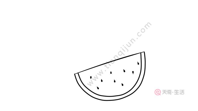 西瓜简笔画