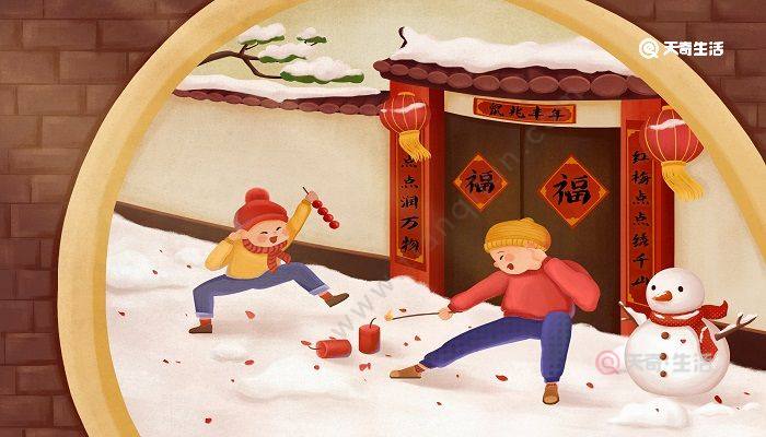 过年放鞭炮的来历