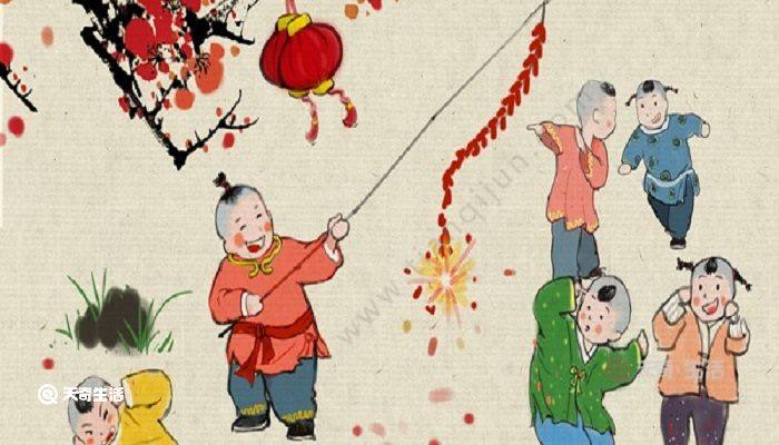 过年放鞭炮的来历
