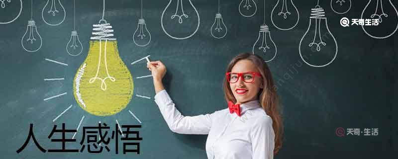 人生感悟的句子