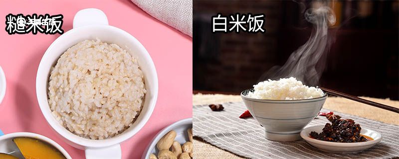 白米饭跟糙米饭的区别