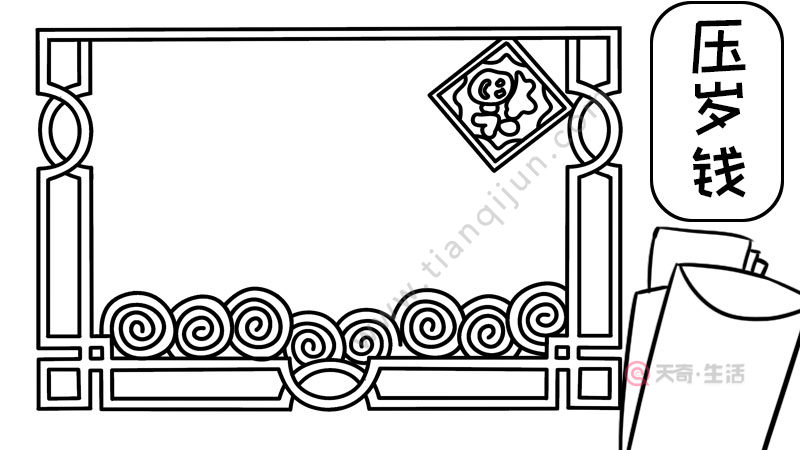 压岁钱的手抄报一等奖内容 压岁钱的手抄报一等奖内容