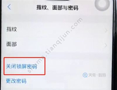vivoz5x怎么关闭锁屏密码
