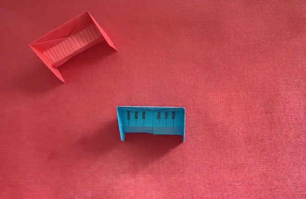 钢琴的折法