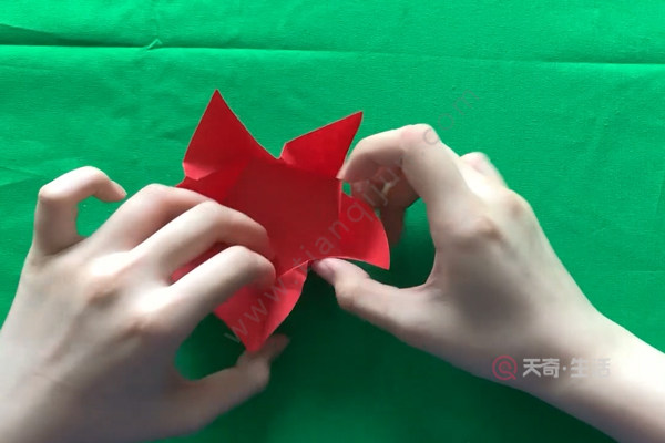 五角星的折法