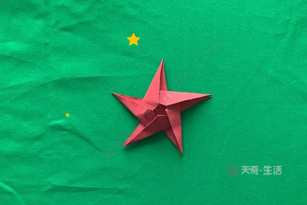 五角星的折法