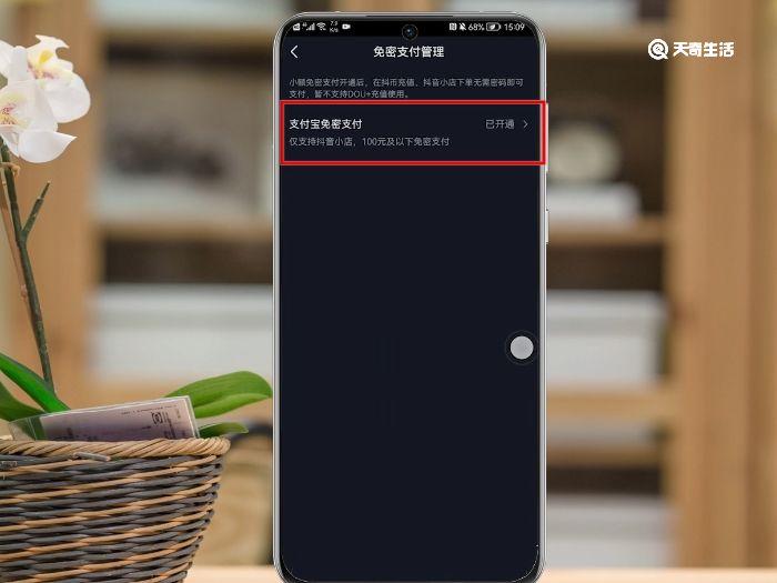 抖音付款免密支付怎么关闭 抖音付款免密支付怎样关闭