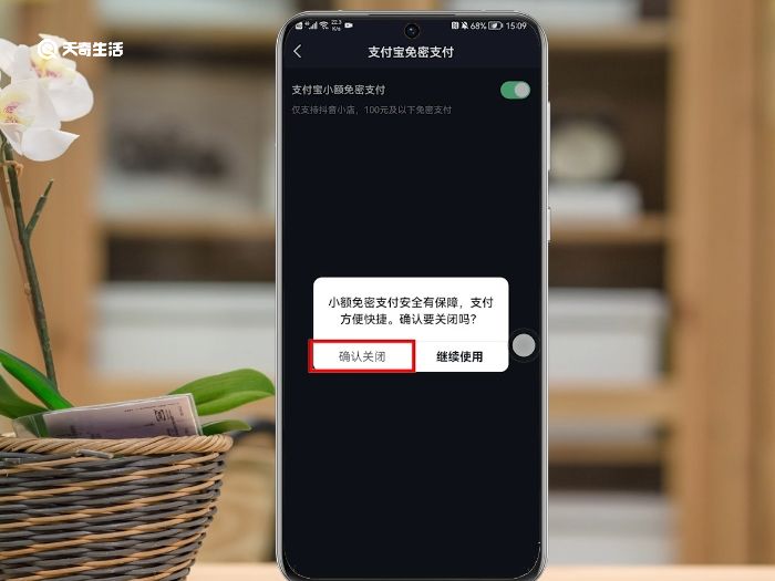 抖音付款免密支付怎么关闭 抖音付款免密支付怎样关闭