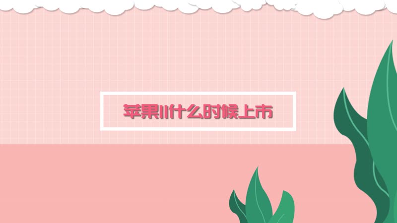 苹果11什么时候上市