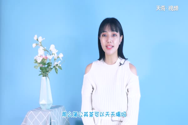 蒲公英茶可以天天喝嗎 蒲公英茶有什么功效