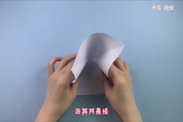 千纸鹤书签怎么折 千纸鹤的折法
