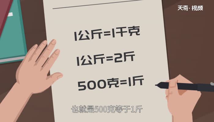 500克是多少斤  500克等于多少斤