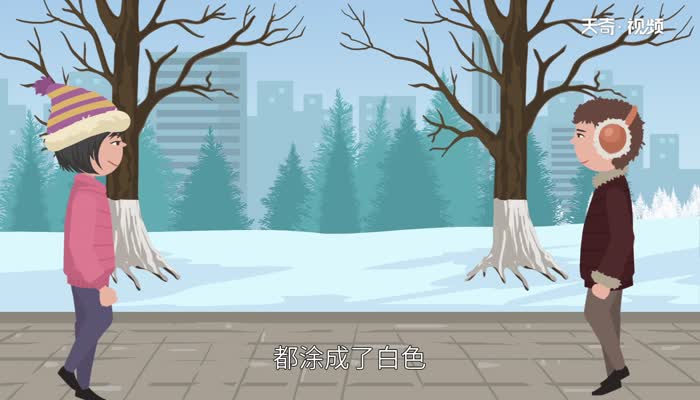 为什么冬天要把树干涂白 在冬季为什么要把树干涂白呢
