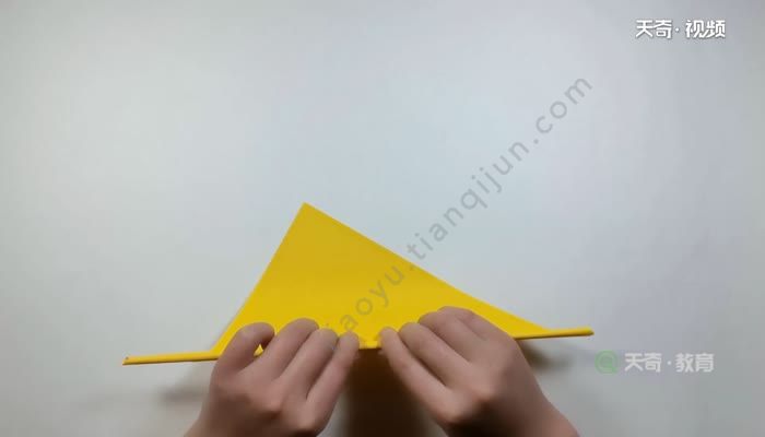 三叉戟折纸教程 三叉戟的折法步骤