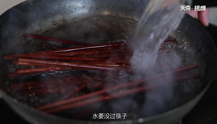 新筷子使用前怎么处理 新筷子怎么清洗