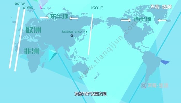 东西半球的划分 东西半球是怎么划分的