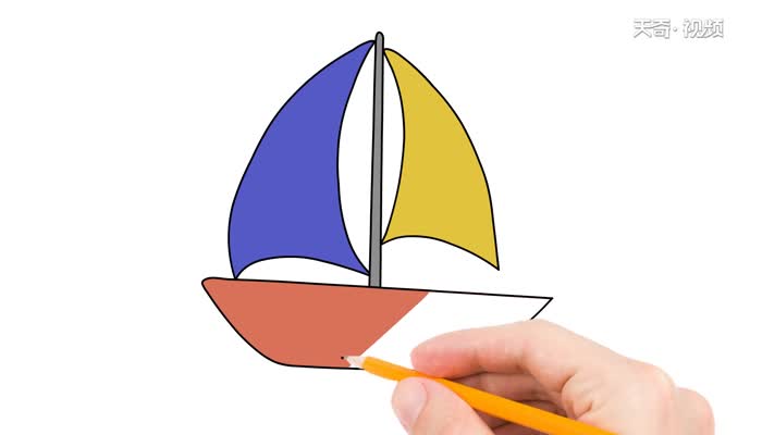 船的简笔画怎么画  船的简笔画画法