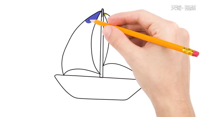 船的简笔画怎么画  船的简笔画画法