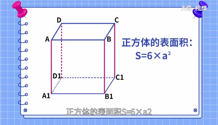 正方体的表面积  正方体的表面积是什么