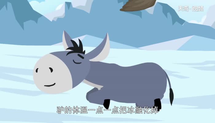 驴子和冰明白什么道理 驴子和冰的故事