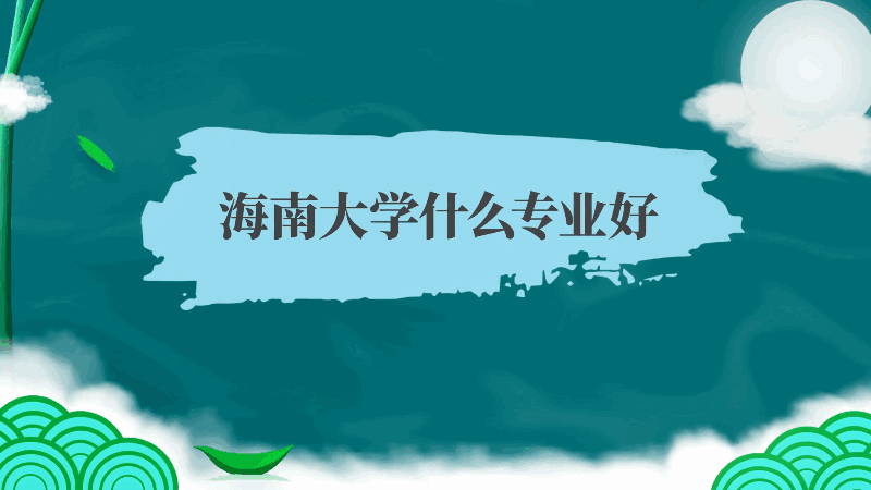 海南大學(xué)什么專業(yè)好 海南大學(xué)哪些專業(yè)好