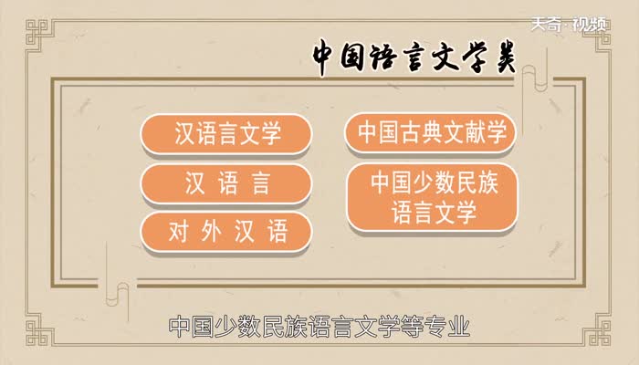 中国语言文学类包括哪些专业 中国语言文学类都有什么专业