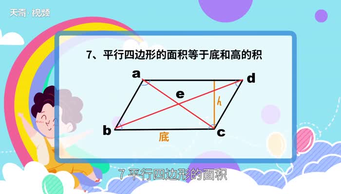 平行四邊形的性質 平行四邊形的性質是什么