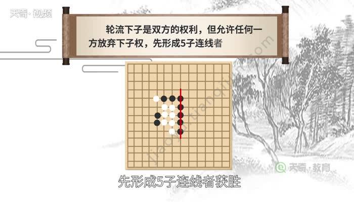 五子棋规则 五子棋的玩法