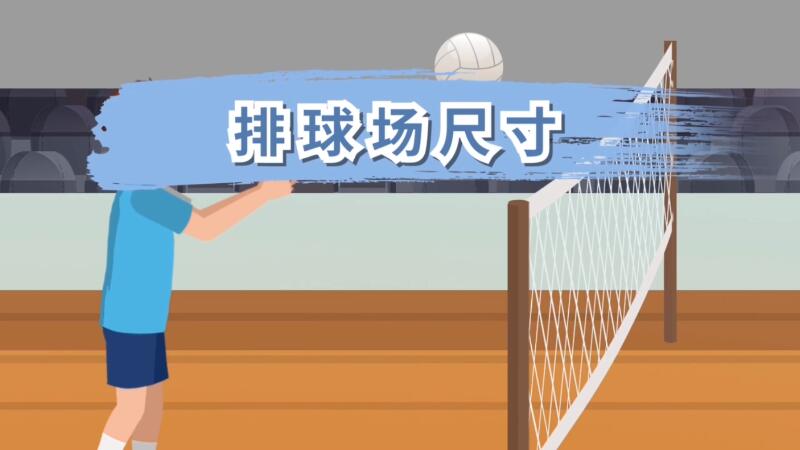 排球场尺寸 排球场地标准尺寸是多少