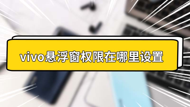 vivo懸浮窗權(quán)限在哪里設(shè)置 vivo懸浮窗權(quán)限在哪里設(shè)置方法 vivo手機(jī)怎么設(shè)置懸浮窗權(quán)限