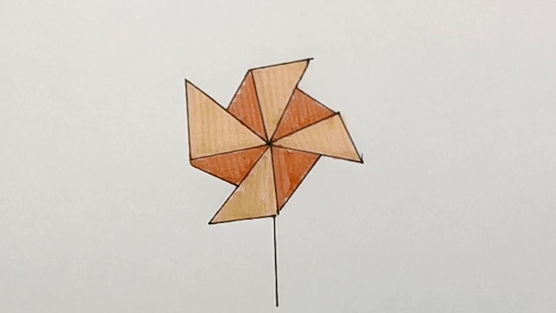 风车简笔画