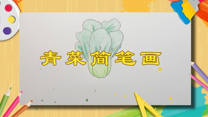 青菜简笔画