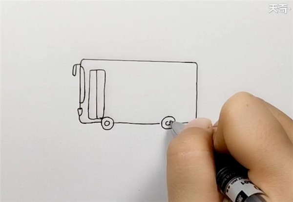 公交車簡筆畫