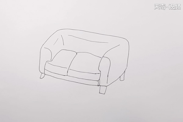 沙发简笔画