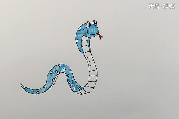 蛇简笔画