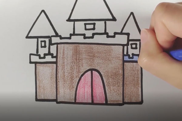 简笔画的城堡怎么画