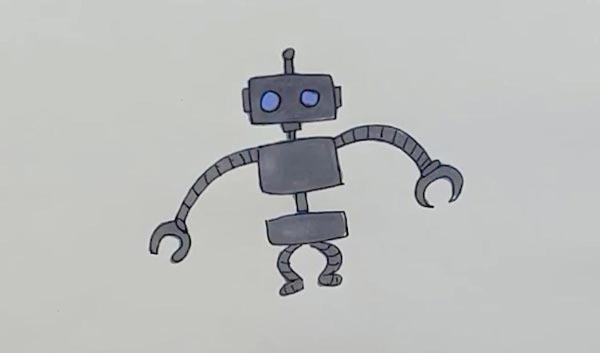 机器人怎么画