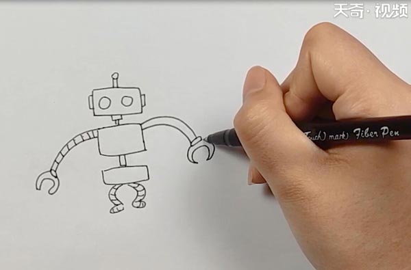 机器人怎么画