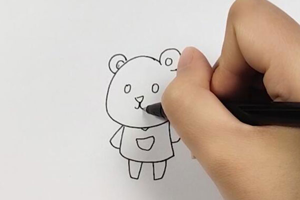 小熊简笔画