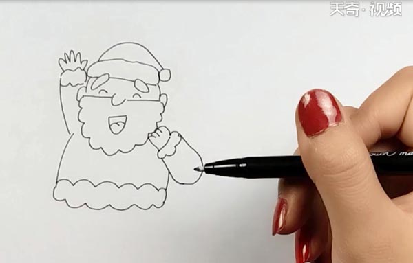 圣诞老人简笔画