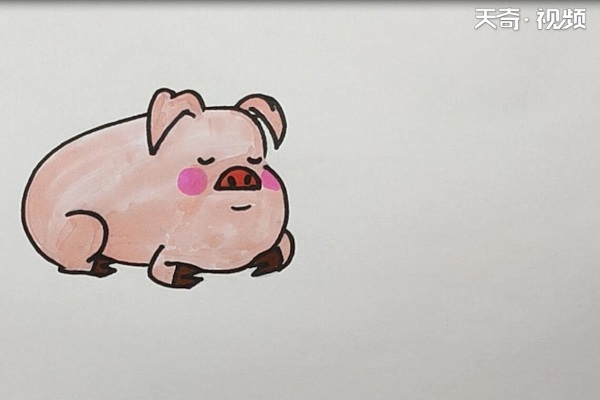 猪简笔画