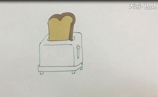 面包机简笔画