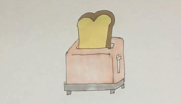 面包机简笔画