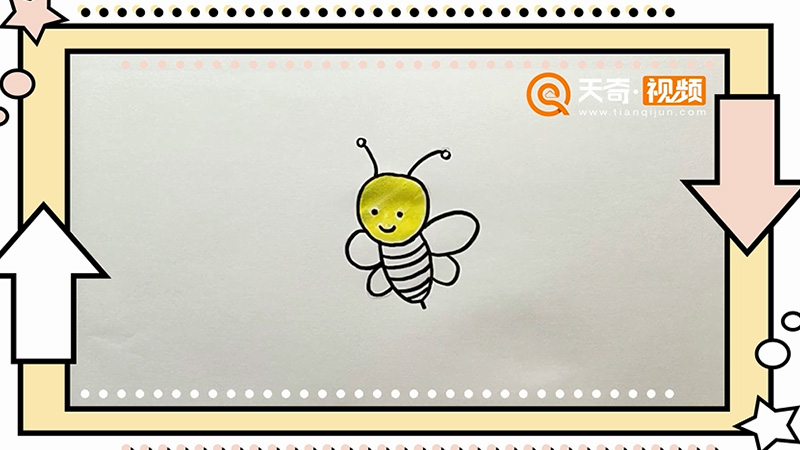 蜜蜂简笔画