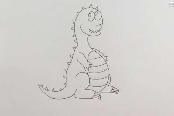 简笔画恐龙