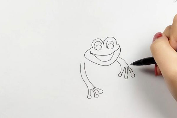 画青蛙的简笔画